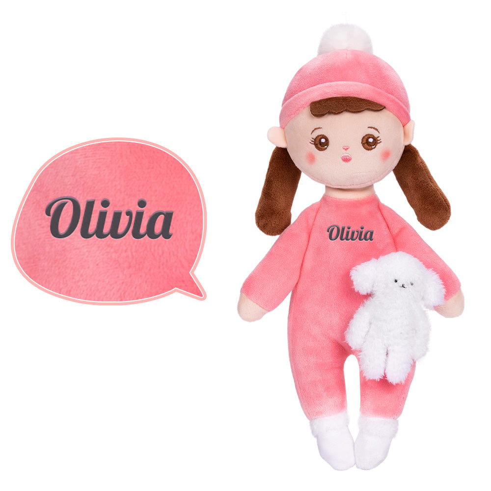 Geschenkset mit weicher Babypuppe und Rucksack