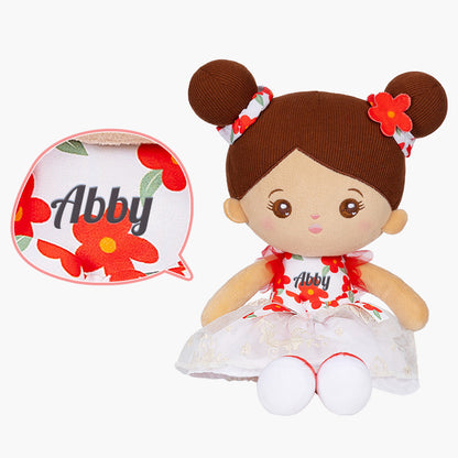 Personalisierte Puppe und 89 cm große, weiche Babydecke (Set)