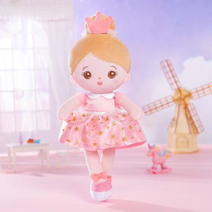 Personalisierte Plüschpuppen mit Offenen Augen der Rosa Prinzessin