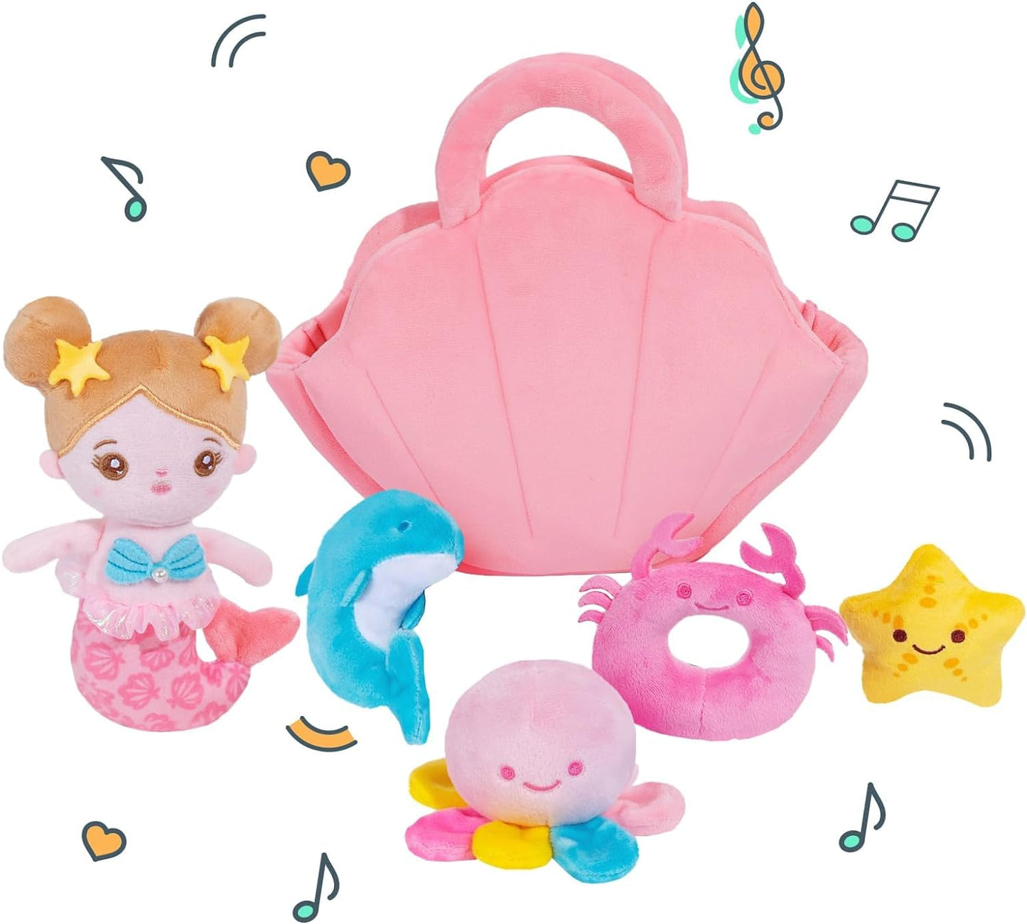 Personalisiertes Plüschspielzeug zum ersten Mal für Babys
