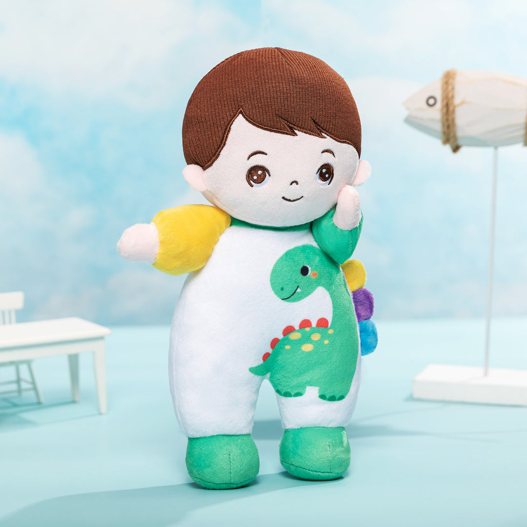 Mini Personalisierte Dinosaurier Junge Plüschpuppe