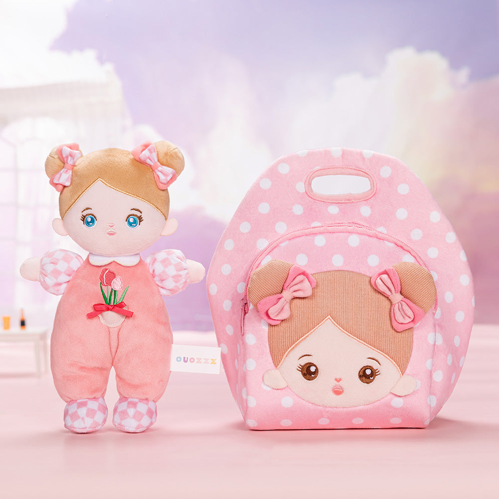 Mini Personalisierte Plüschpuppen mit Offenen Blaue Augen