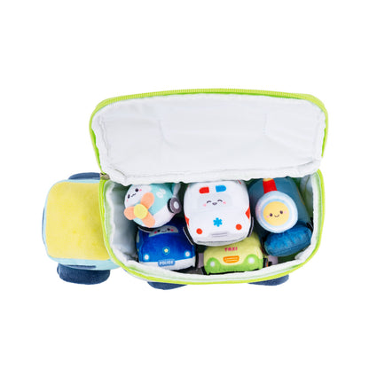 Personalisiertes sensorisches Spielzeug-Set „Babys erster Truck“