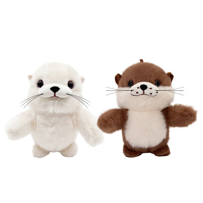 Kawaii Seeotter-Weichtasche, wandelbarer Rucksack in Schultertasche