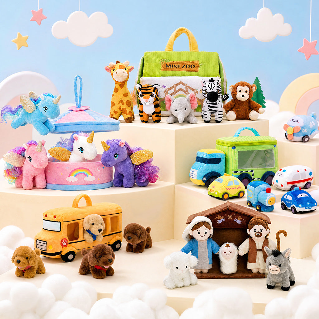Personalisiertes Plüschspielzeug zum ersten Mal für Babys