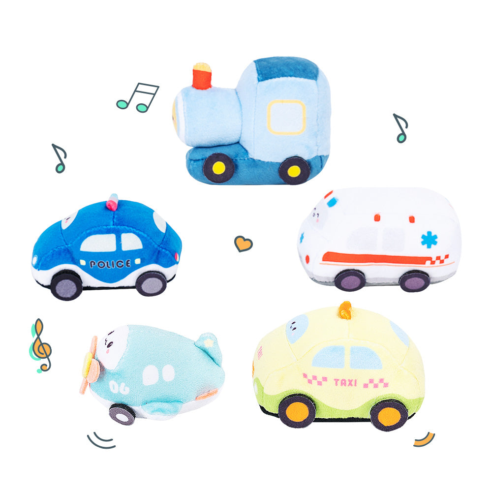 Personalisierte Spielset zum Ersten Plüschspielzeug mit Geräuschen für Babys