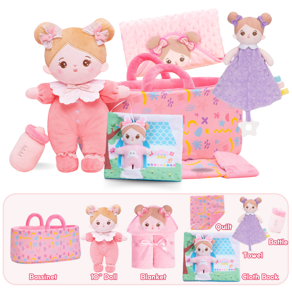 Personalisierte 25 cm weiche Plüsch-Babypuppe