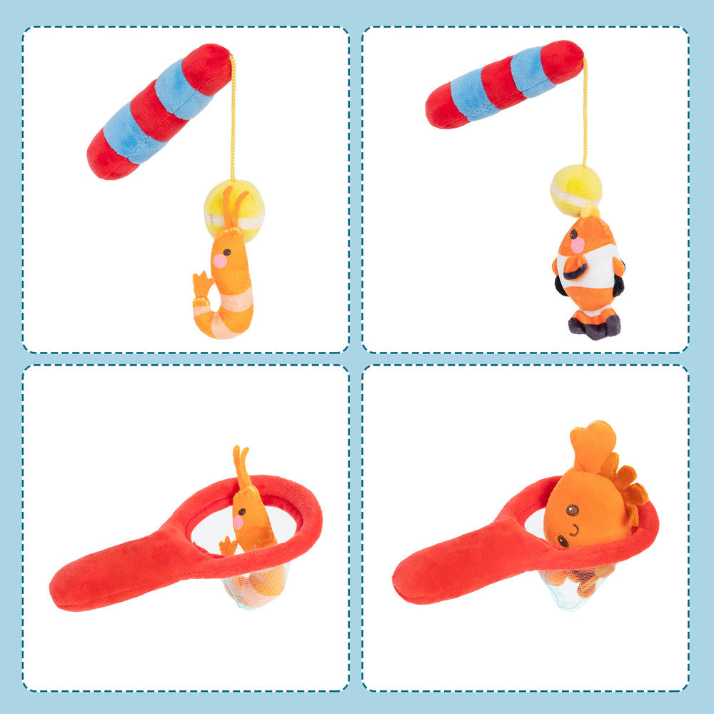 Personalisiertes sensorisches Spielzeug-Set „Babys erste Angelbox“