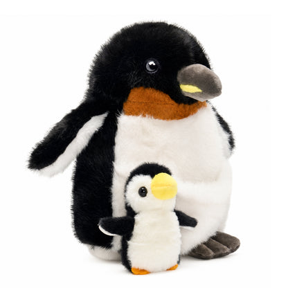Pinguin-Set Mama & Baby (2-in-1 Kuschelfreunde)