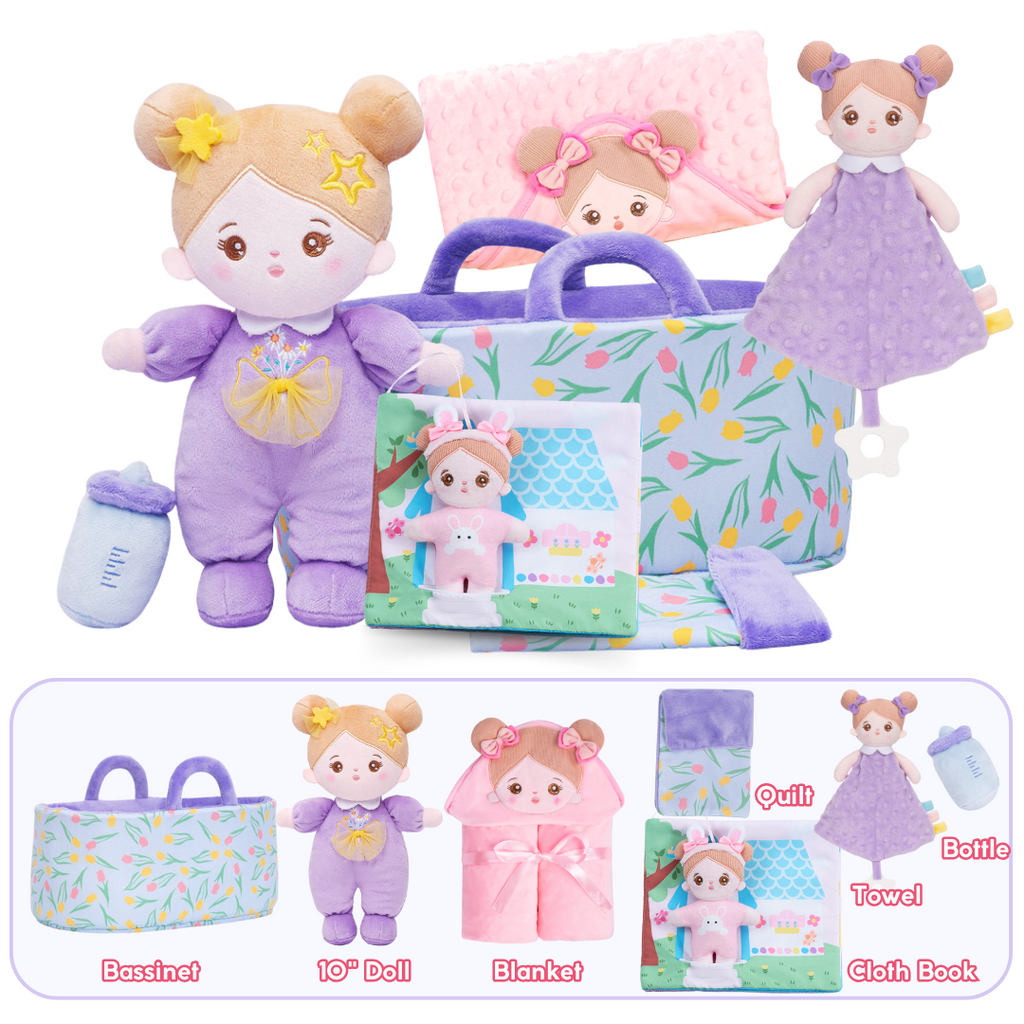 Personalisierte 25 cm weiche Plüsch-Babypuppe