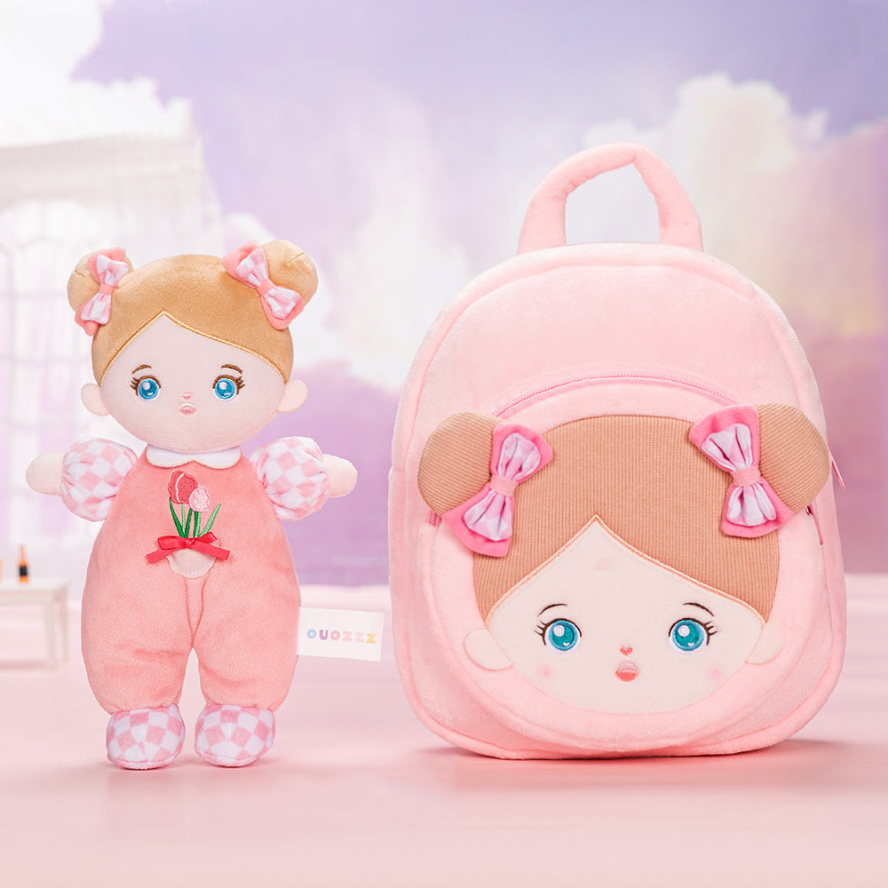 Mini Personalisierte Plüschpuppen mit Offenen Blaue Augen