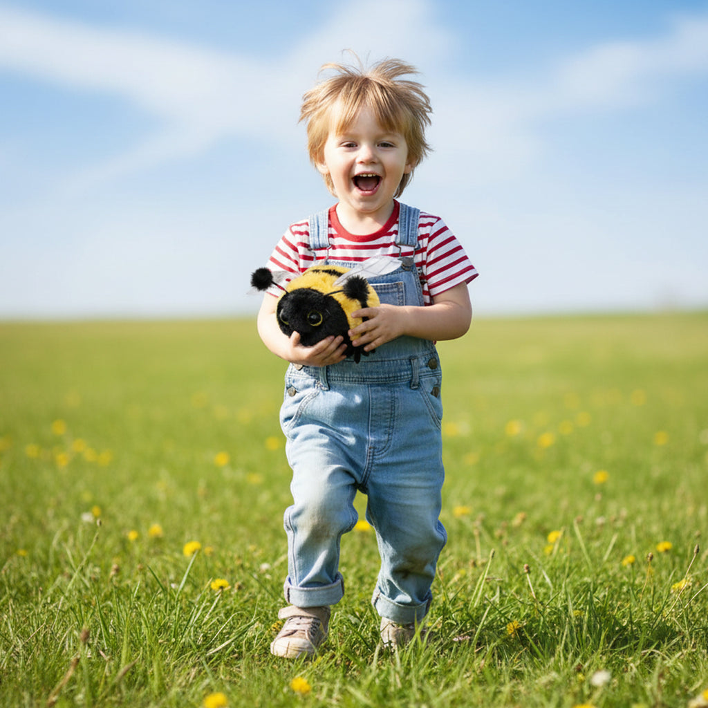 Plüschtier Hummel aus weichem Fell