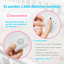 Laden Sie das Bild in den Galerie-Viewer, Schlafende Kuschel Babypuppe mit beruhigenden Geräuschen