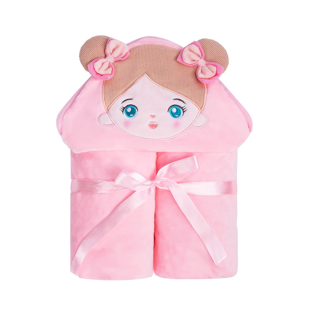 Personalisierte Puppe und 89 cm große, weiche Babydecke (Set)