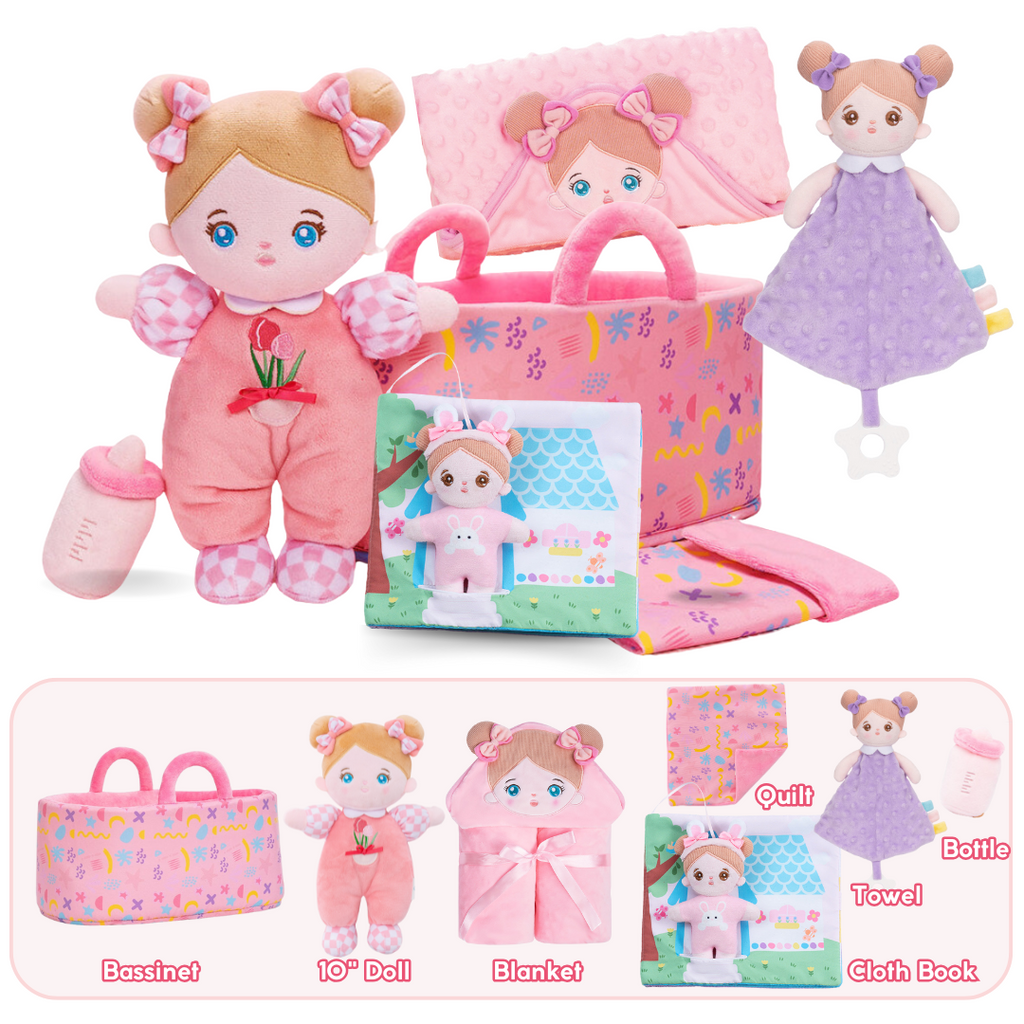 Personalisierte 25 cm weiche Plüsch-Babypuppe