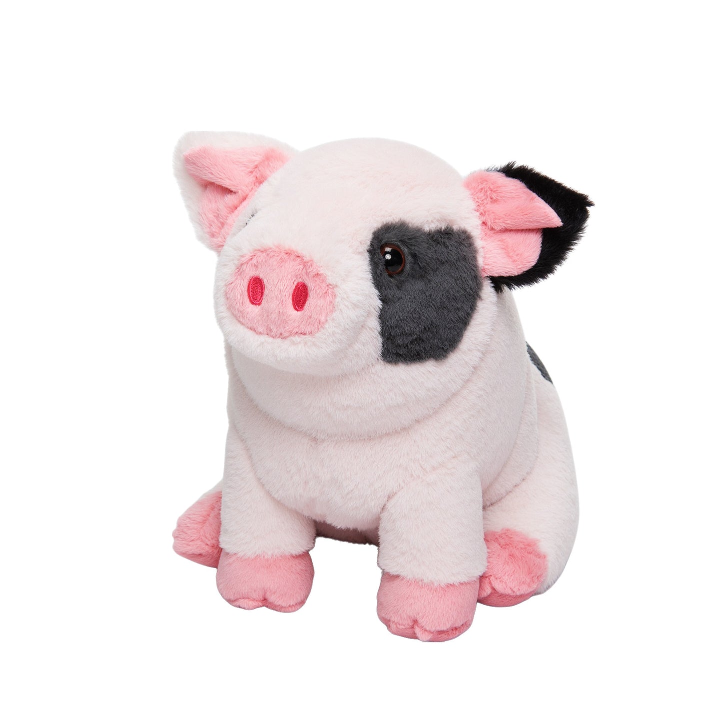 Plüschtier Der Familie Der Gefleckten Schweine, Das 4 Süße Plüschferkel Enthält
