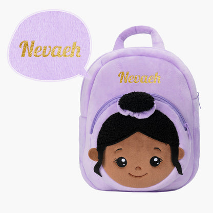 Geschenkset mit weicher Babypuppe und Rucksack