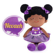 Laden Sie das Bild in den Galerie-Viewer, OUOZZZ OUOZZZ Personalized Doll + Backpack Bundle Deep Purple Dora / Only Doll