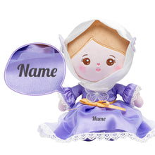 Laden Sie das Bild in den Galerie-Viewer, Personalisierte Puppe und Babybett-Accessoires mit Namen
