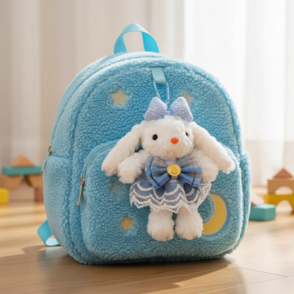 Set mit 5 Anzieh-Hasen-Schlüsselanhänger-Puppen