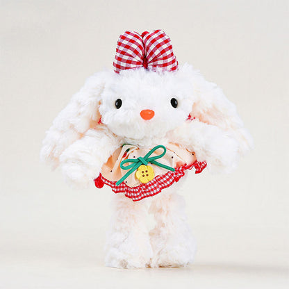 Set mit 5 Anzieh-Hasen-Schlüsselanhänger-Puppen