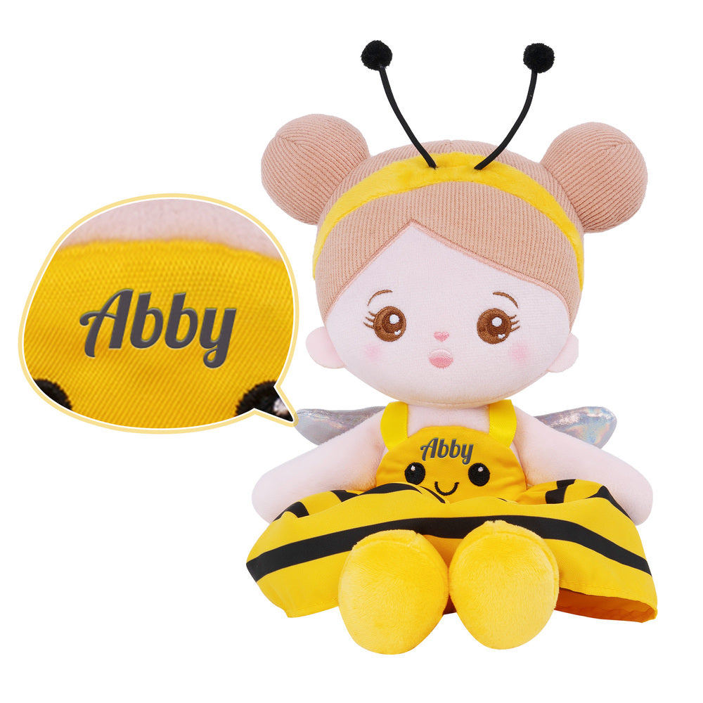 Personalisierte Puppe und 89 cm große, weiche Babydecke (Set)