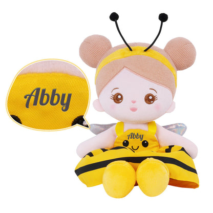 Personalisierte Puppe und 89 cm große, weiche Babydecke (Set)
