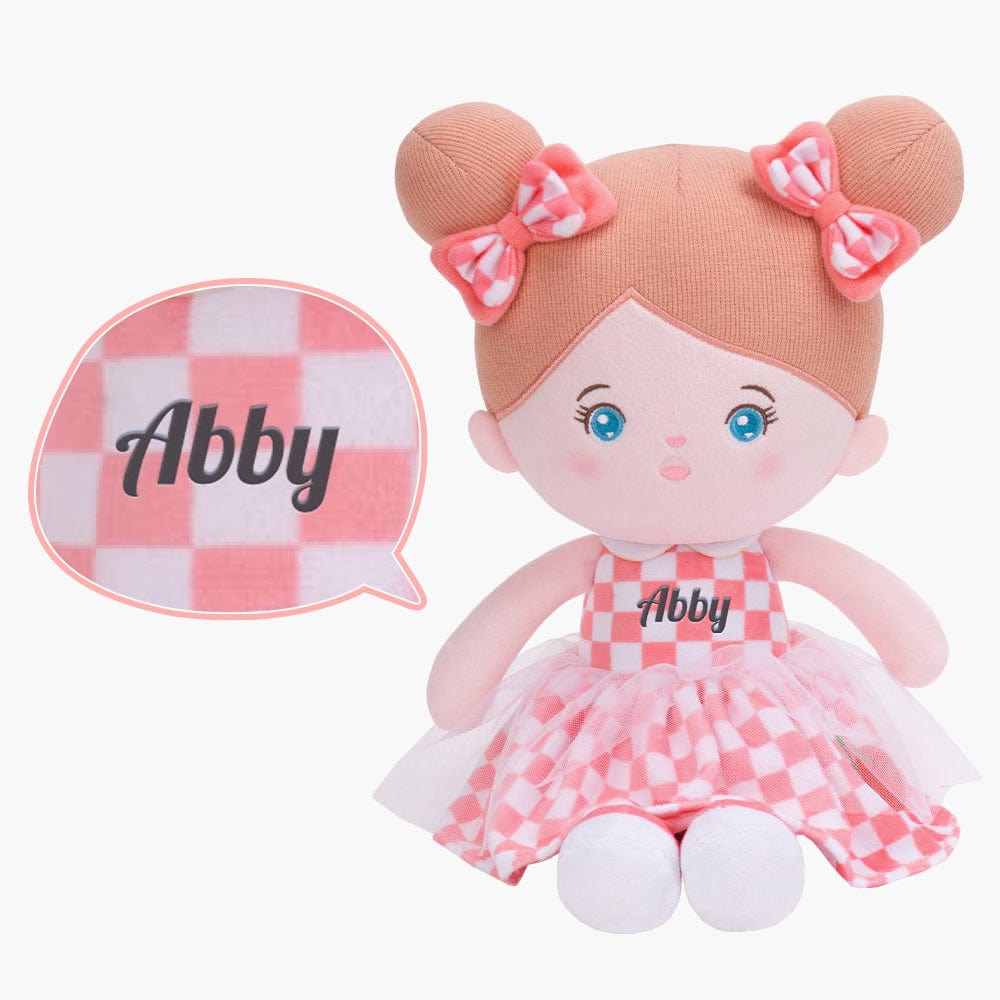 Personalisierte Puppe und 89 cm große, weiche Babydecke (Set)