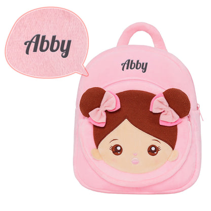 Geschenkset mit weicher Babypuppe und Rucksack