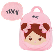 Laden Sie das Bild in den Galerie-Viewer, Geschenkset mit weicher Babypuppe und Rucksack