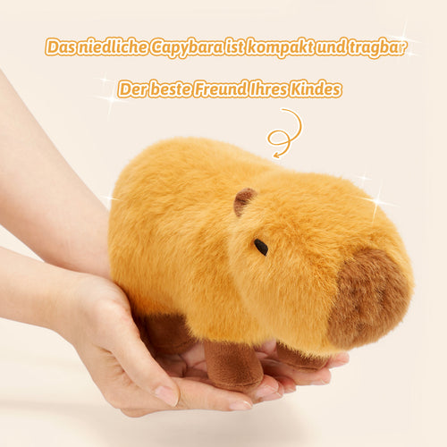 22 cm süßes Mini-Capybara-Plüschtier, Capybara-Spielzeug für Kinder