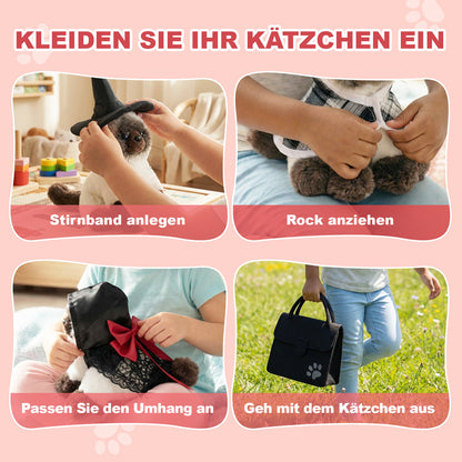 Gothic-Stil Anzieh-Kätzchen-Spielset