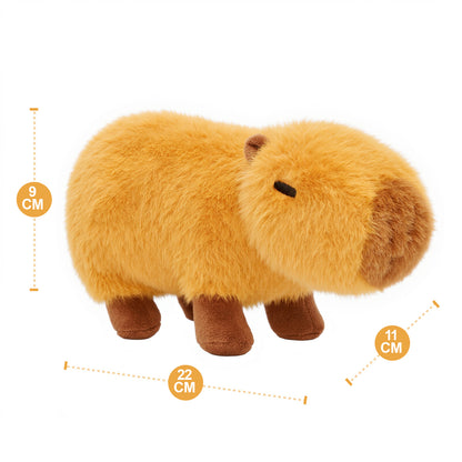 22 cm süßes Mini-Capybara-Plüschtier, Capybara-Spielzeug für Kinder
