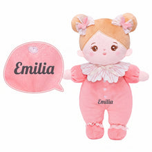 Laden Sie das Bild in den Galerie-Viewer, Mini Rosa Personalisierte Plüschpuppen mit Offenen Augen