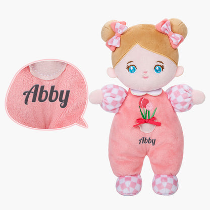 Geschenkset mit weicher Babypuppe und Rucksack