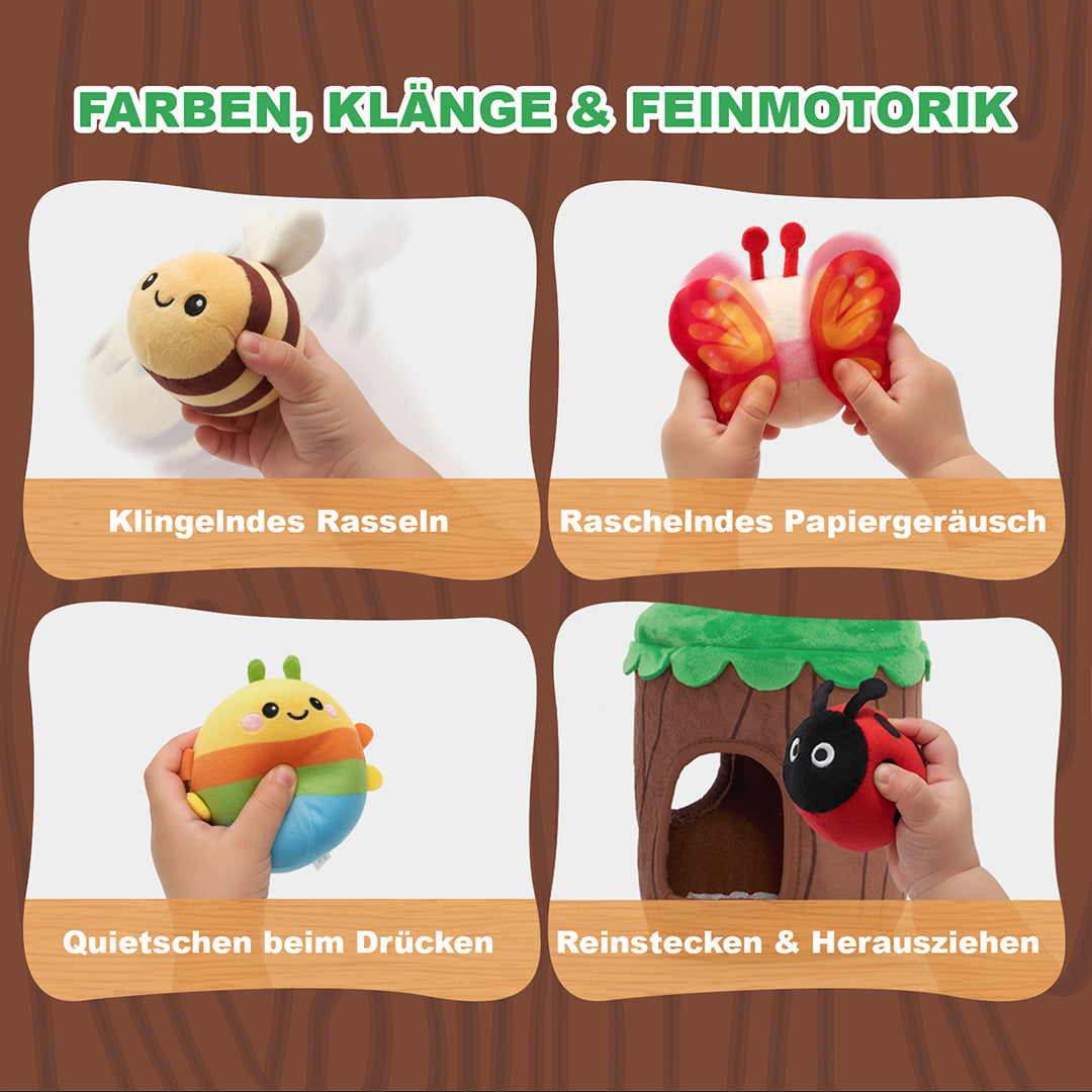 Personalisiertes Plüschspielzeug zum ersten Mal für Babys