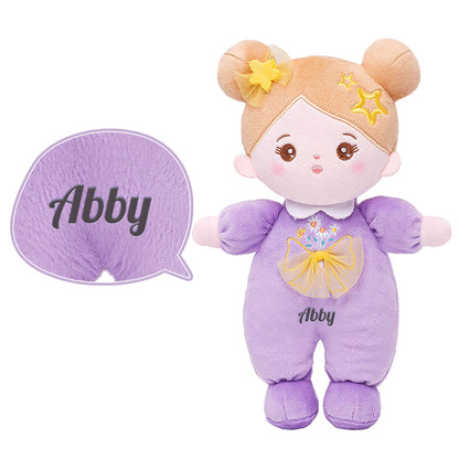 Geschenkset mit weicher Babypuppe und Rucksack