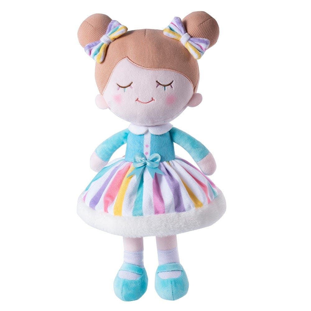 Puppenia Personalisierte süße Regenbogenpuppe