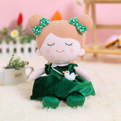 Personalizedoll Personalisierte Plüschpuppe im grünen Kleid Grün🦢