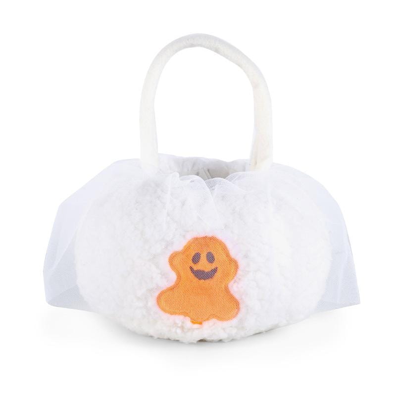 Personalizedoll Halloween Cloth Yellow Pumpkin Basket White Ghost Basket 👻White Basket (✨fluorescent)
