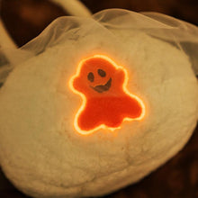 Laden Sie das Bild in den Galerie-Viewer, Personalizedoll Halloween Cloth Yellow Pumpkin Basket White Ghost Basket