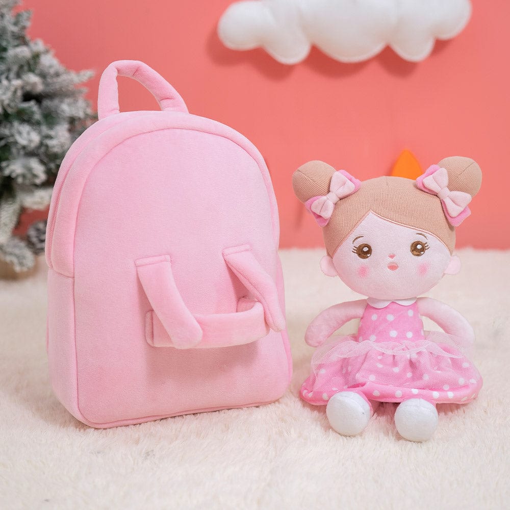 Personalizedoll Carry Puppe rosa Rucksack Einzelrucksack