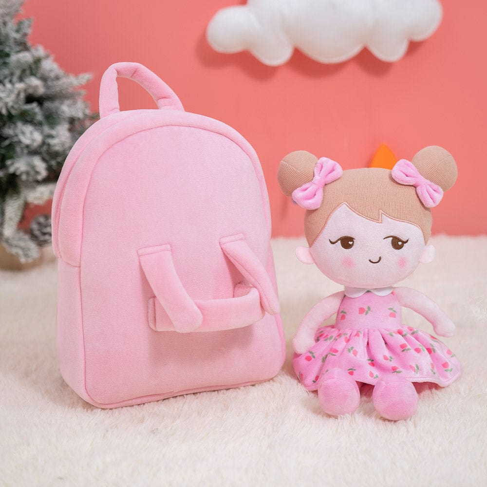Personalizedoll Carry Puppe rosa Rucksack Einzelrucksack