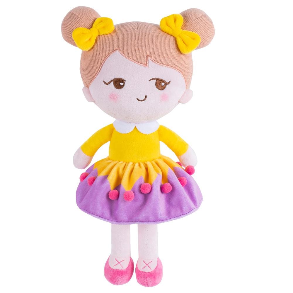 Personalizedoll Personalisierte Clown-freche Mädchen-Plüschpuppe Lila