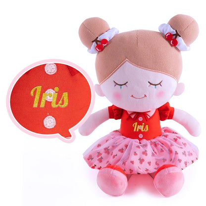 Fr.Personalizedoll Conception Originale Poupée en Peluche Personnalisée Cerise🍒