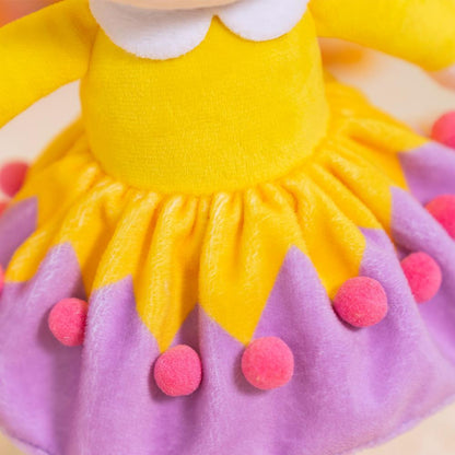 Personalizedoll Personalisierte Plüschpuppe im Clownkostüm mit verspieltem Ausdruck Clown🤹‍♀️