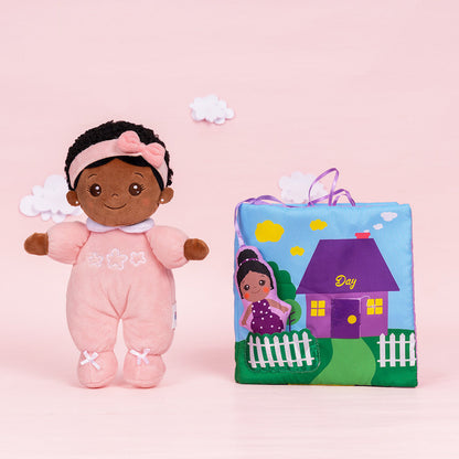 Mini Rosa Tiefen Teint Personalisierte Plüschpuppen