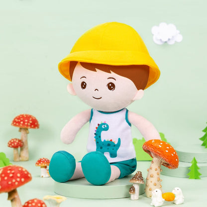 OUOZZZ Personalisierte Sommer-Plüschpuppe für Jungen Grün