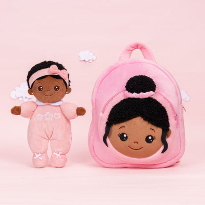 Mini Rosa Tiefen Teint Personalisierte Plüschpuppen