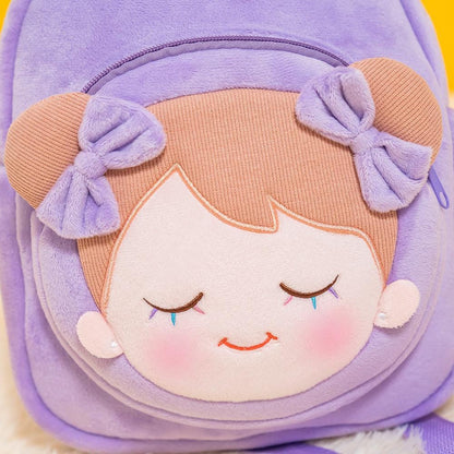 Personalizedoll Lila Personalisierter Plüschrucksack Lila Rucksack🎒